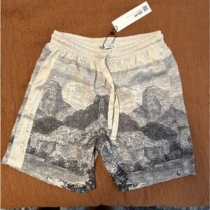 UNISEX ZARA SATIN SHORTS SIZE SMALL/MEDIUM